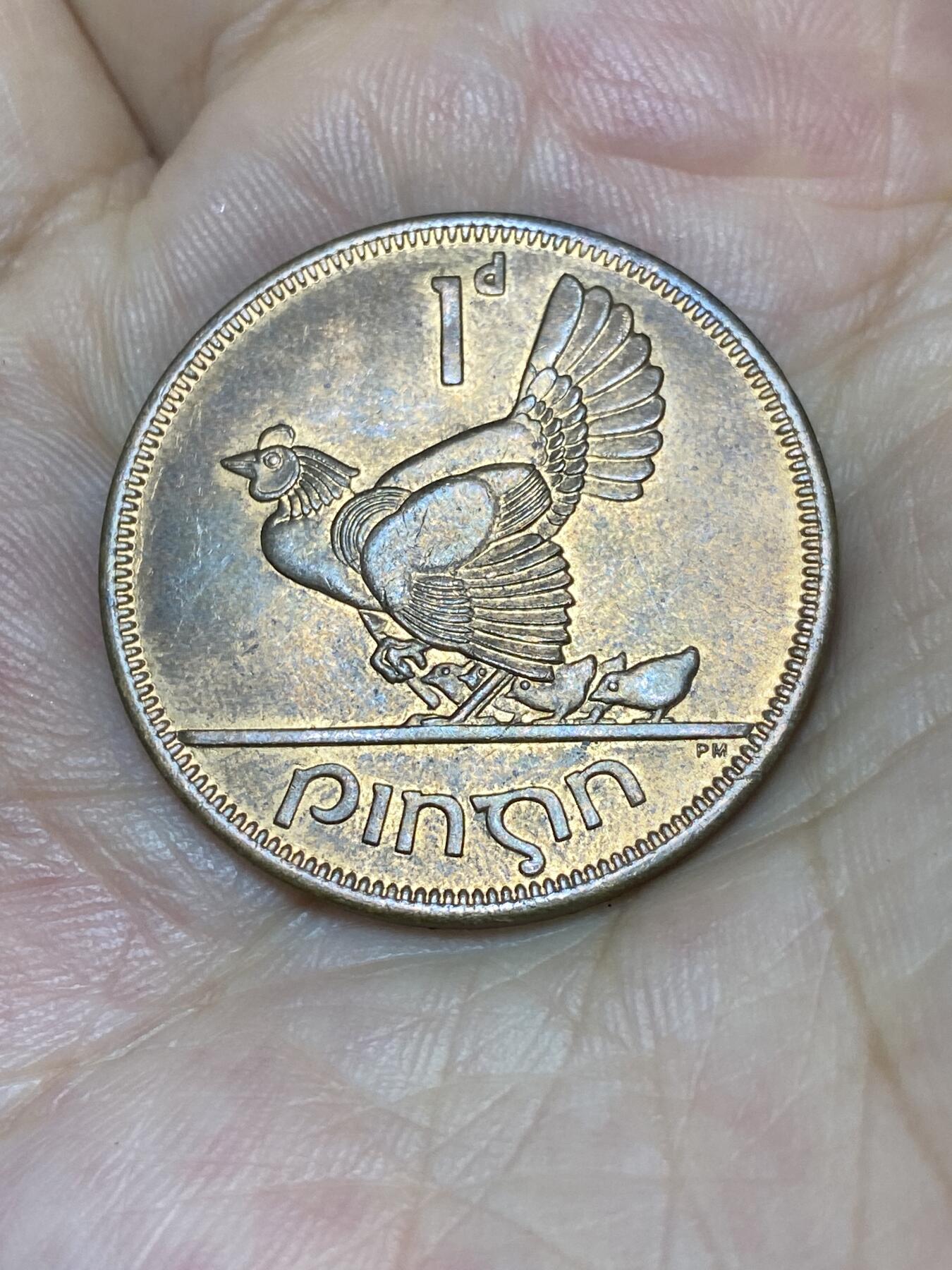 2025年第七十六场(总第一百零二场）外国好品散币(免佣金) 爱尔兰🇮🇪1966年1便士(共和国时期第一套)