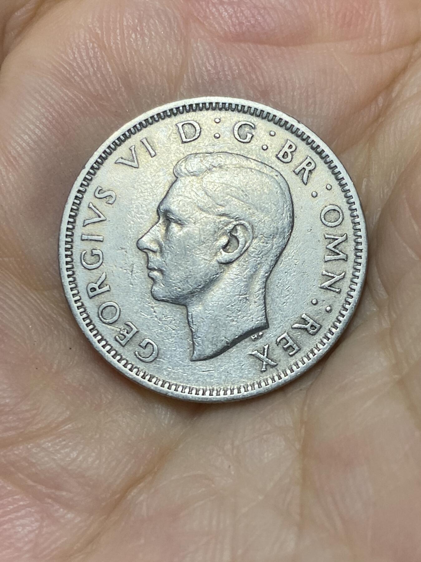 2025年第七十五场(总第一百零一场）外国好品散币(免佣金) 英国🇬🇧1949年1先令(乔治六世第三版，苏格兰坐狮版，首发年仅发行3年)