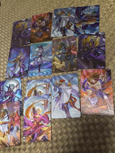 卡牌限时022期活动专场 小浣熊2021众筹大粗闪-图中14张粗闪