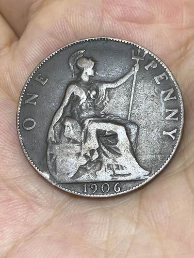 2025年第七十五场(总第一百零一场）外国好品散币(免佣金) - 英国🇬🇧1906年1便士(爱德华七世时期)