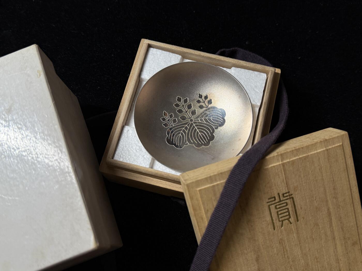 戎马世界章牌大赏第102期 日本消防厅银碗，银制，42g，带盒