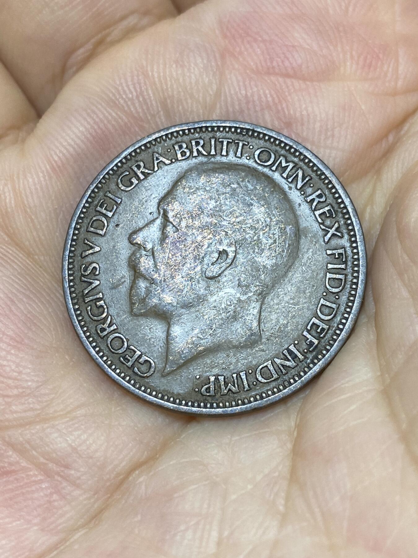2025年第七十五场(总第一百零一场）外国好品散币(免佣金) 英国🇬🇧1927年半便士(乔治五世第二版，关门年仅发行3年)