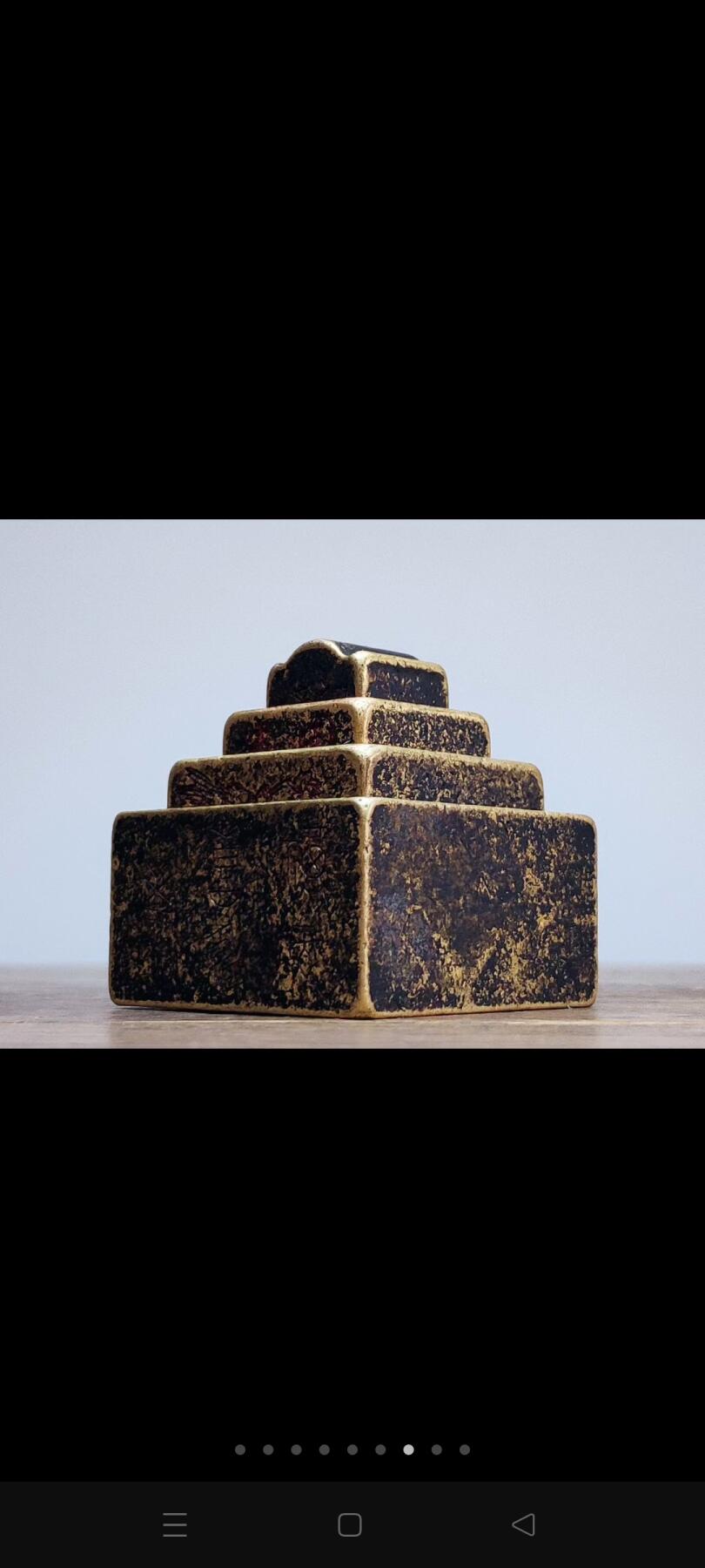 文房铜印章一套，文房收藏精品，传世包浆，磨损自然，保存完好，品相尺寸如图！