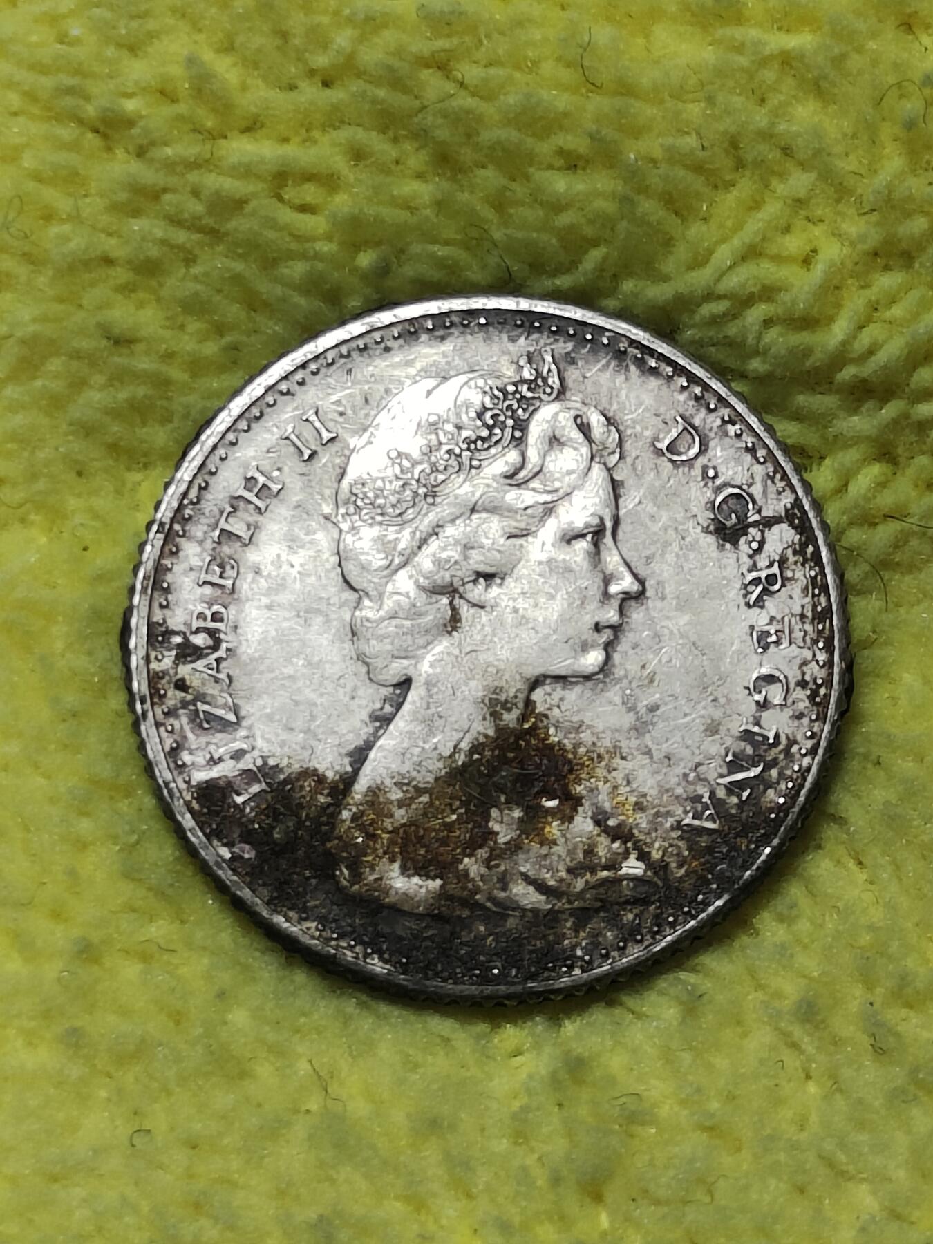 2025年第七十五场(总第一百零一场）外国好品散币(免佣金) 加拿大🇨🇦1967单年份10分银币(联邦成立百年纪念币)