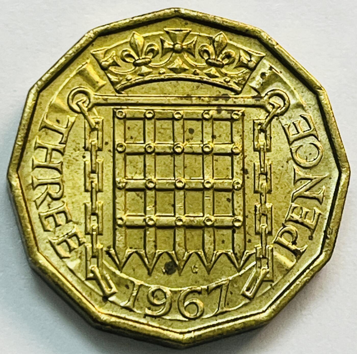 神仙姐姐-中外币专场20 1967年英国3便士