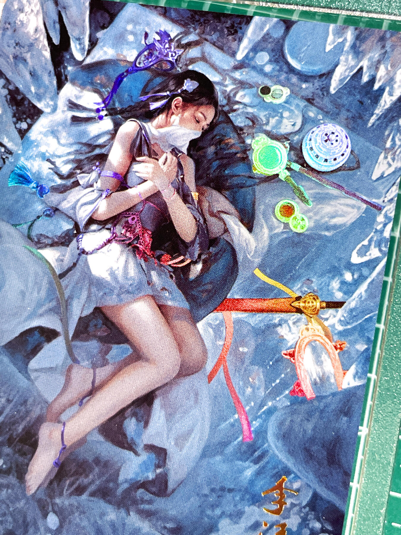 显眼宝26期 都有拍摄近景图可以细看 【带卡砖】燎原卡牌 武林志 特卡散配 梦姑 李清露 一张金彩63*88