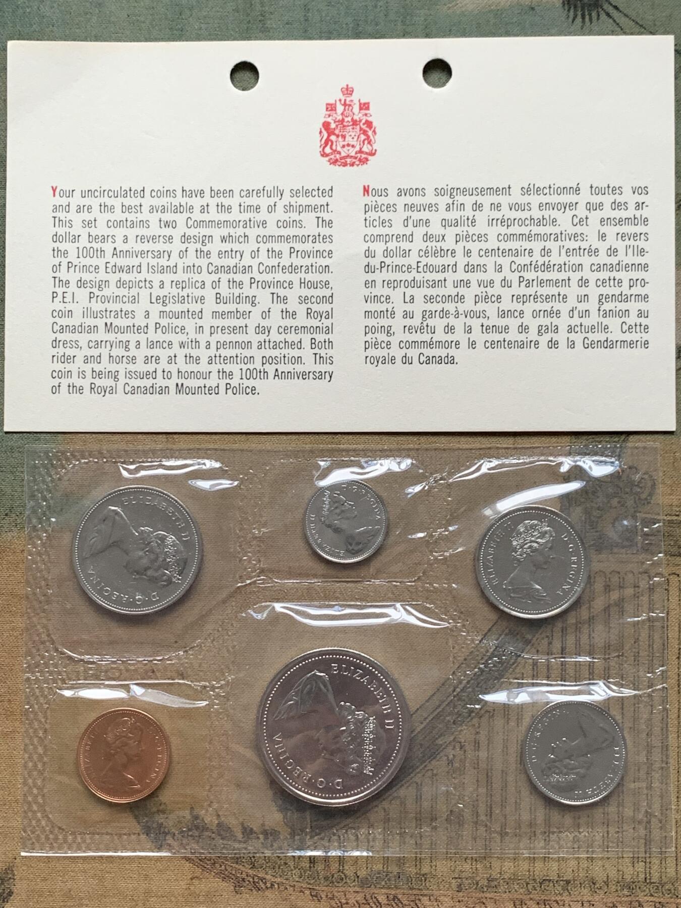 《竞宝斋》第408场 周日，周一，2场连拍 （全场包邮） 六套一组 加拿大套币 细节见图