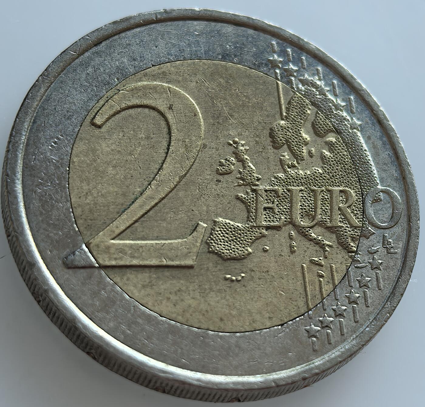外国优质老铜币纪念币银币，周五晚上九点倒数截拍，满百包邮，可寄存半年，喜欢朋友微信扫描二维码可直接参拍 法国2008年2欧尔纪念币