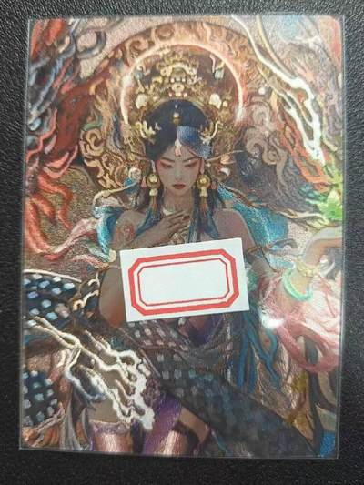 龙虎卡牌第四十九场 （无佣金，满120包邮，欢迎送拍，摩点开车） - 粗闪卡 百里 苍之飞鸿山海经-嫘祖艺术版