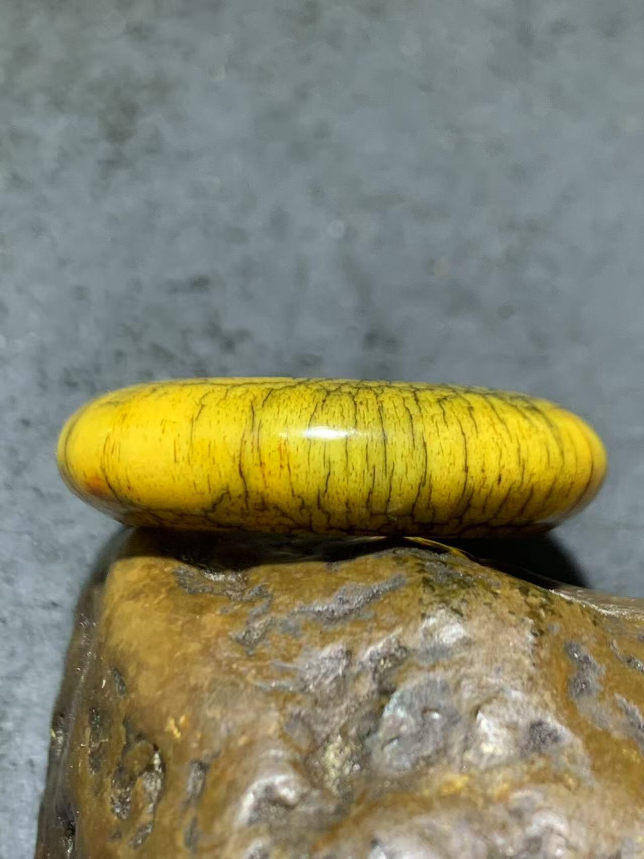 精美骨圈戒指，（跑环，卡环）一个。