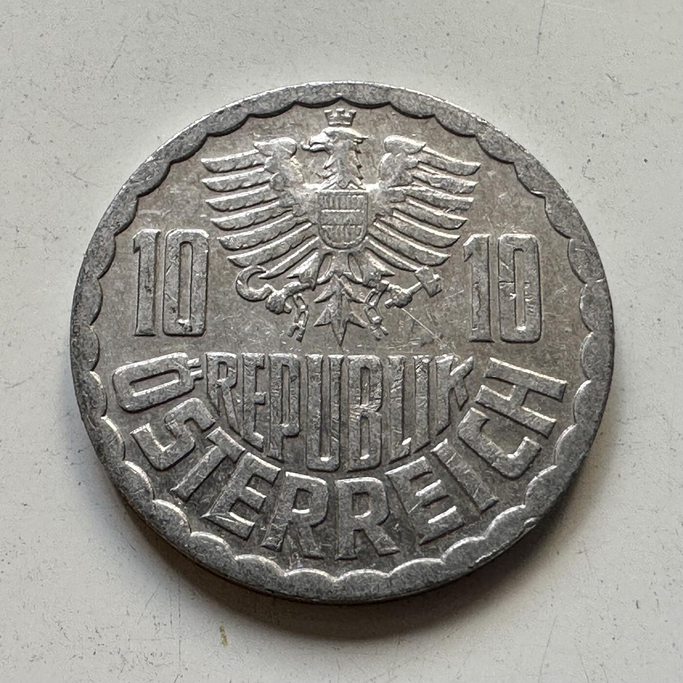 🌹外币初藏🌹🐯2025年第84场  周二无佣金特价场 奥地利1981年10格罗申