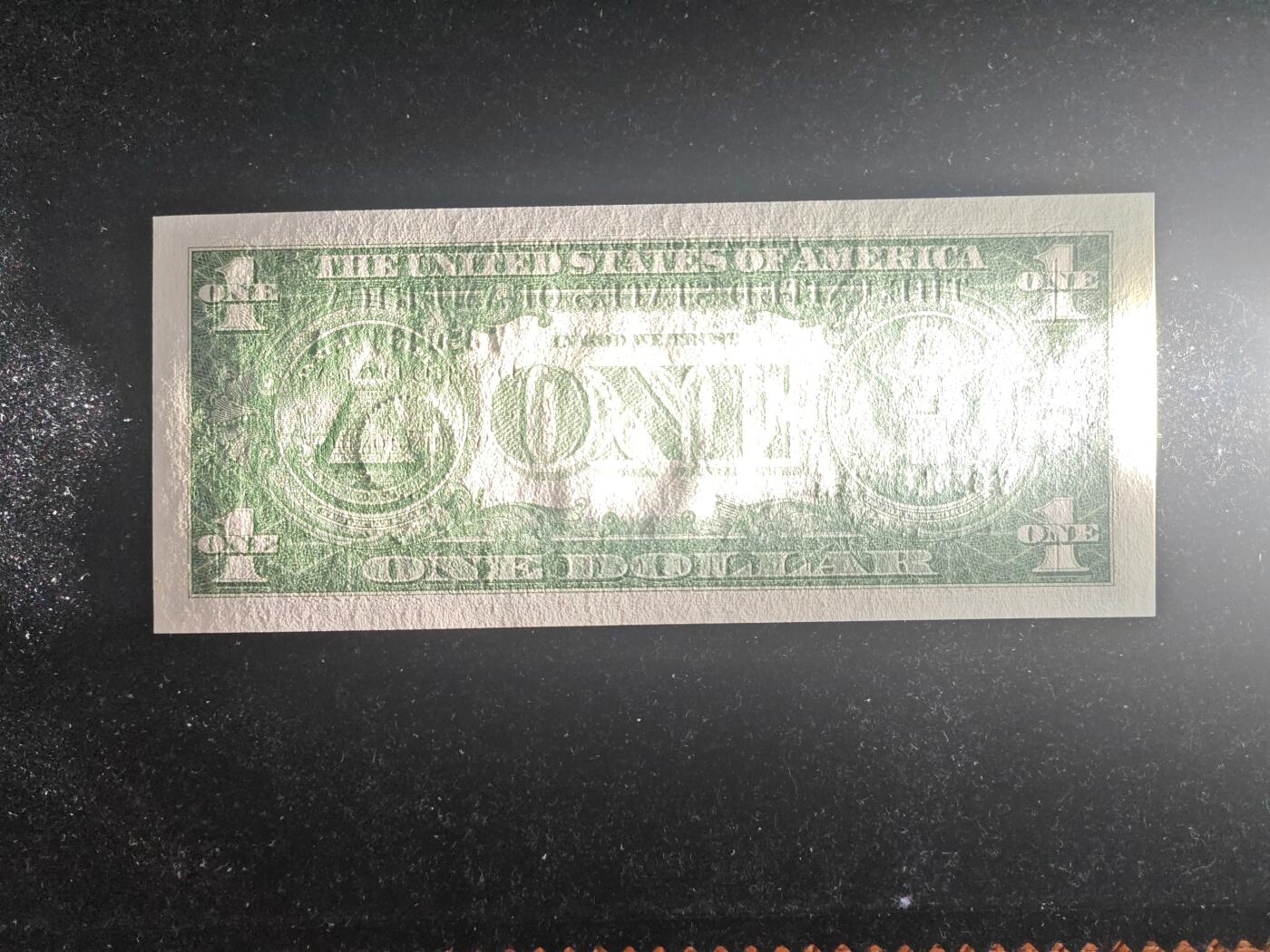 美国纸币 1957年B 1美元 银币券 蓝库印 全新UNC 美国纸币 1957年B 1美元 银币券 蓝库印 全新UNC