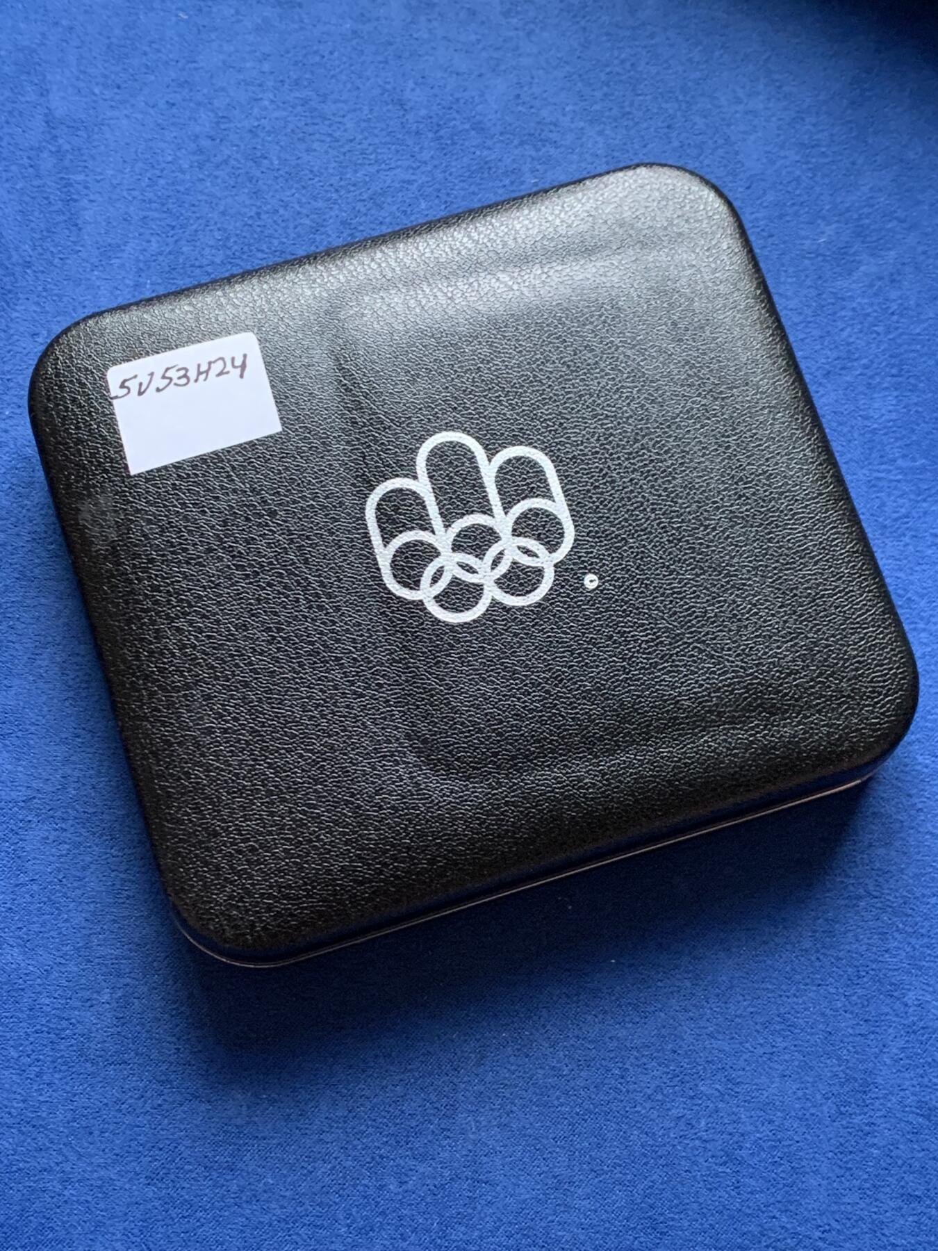 《竞宝斋》第408场 周日，周一，2场连拍 （全场包邮） 四枚一组 加拿大1973年纪念1976年蒙特利尔夏季奥运会银币 925银币5元10元四枚套 重145.8克 盒装