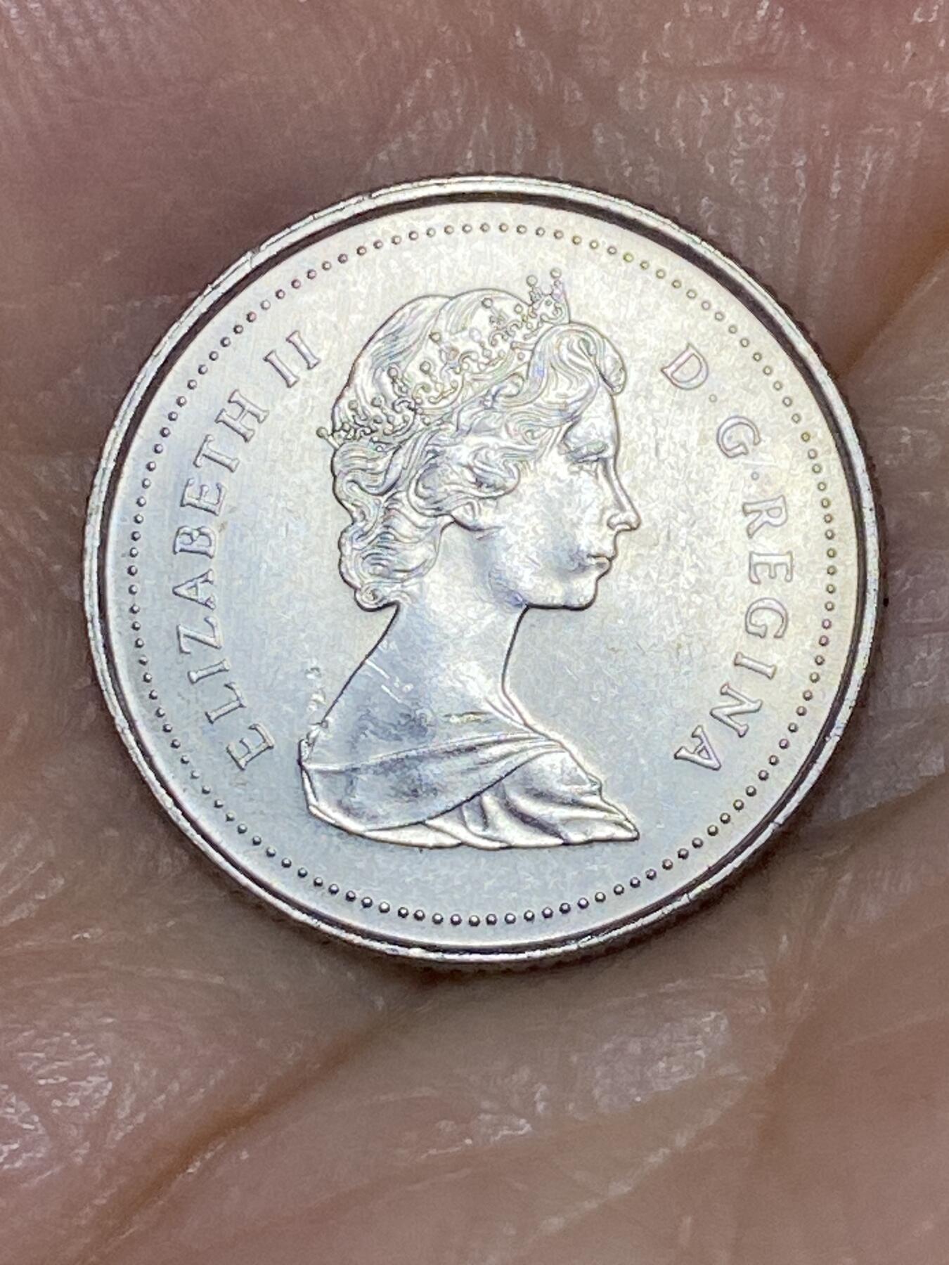 2025年第七十六场(总第一百零二场）外国好品散币(免佣金) 加拿大🇨🇦1986年10分(伊丽莎白二世中年花冠，第六版浅浮雕版)