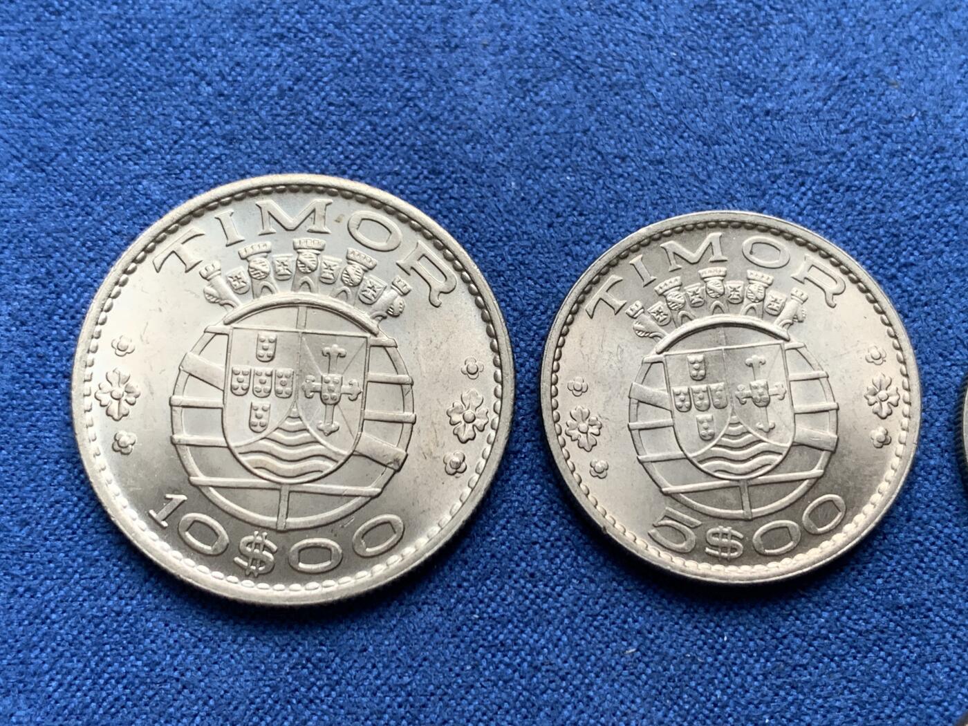 《竞宝斋》第408场 周日，周一，2场连拍 （全场包邮） 6枚一组 葡属东帝汶1970年