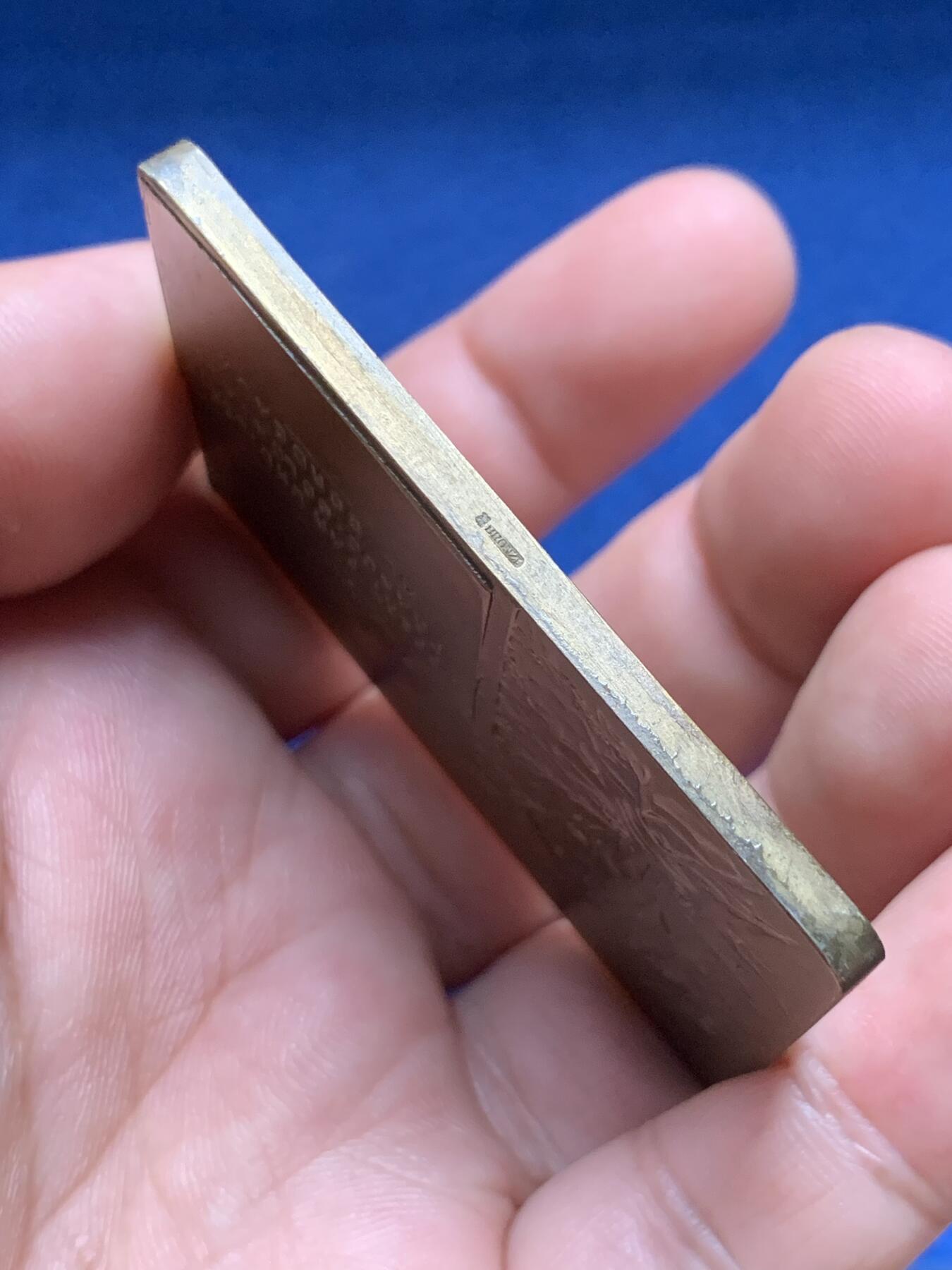 《竞宝斋》第408场 周日，周一，2场连拍 （全场包邮） 波尔多法殖油厂纪念铜章 68.3克 44.5*60mm