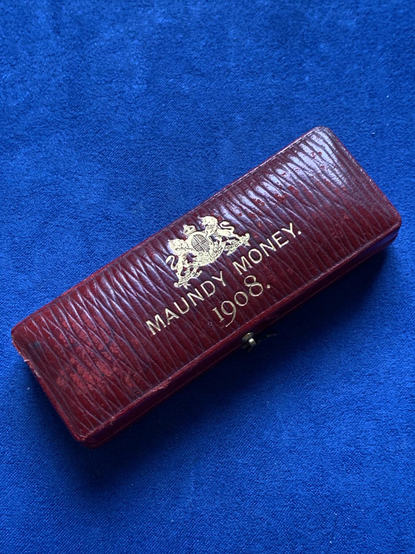 《竞宝斋》第408场 周日，周一，2场连拍 （全场包邮） 英国1908年爱德华七世濯足币 带盒