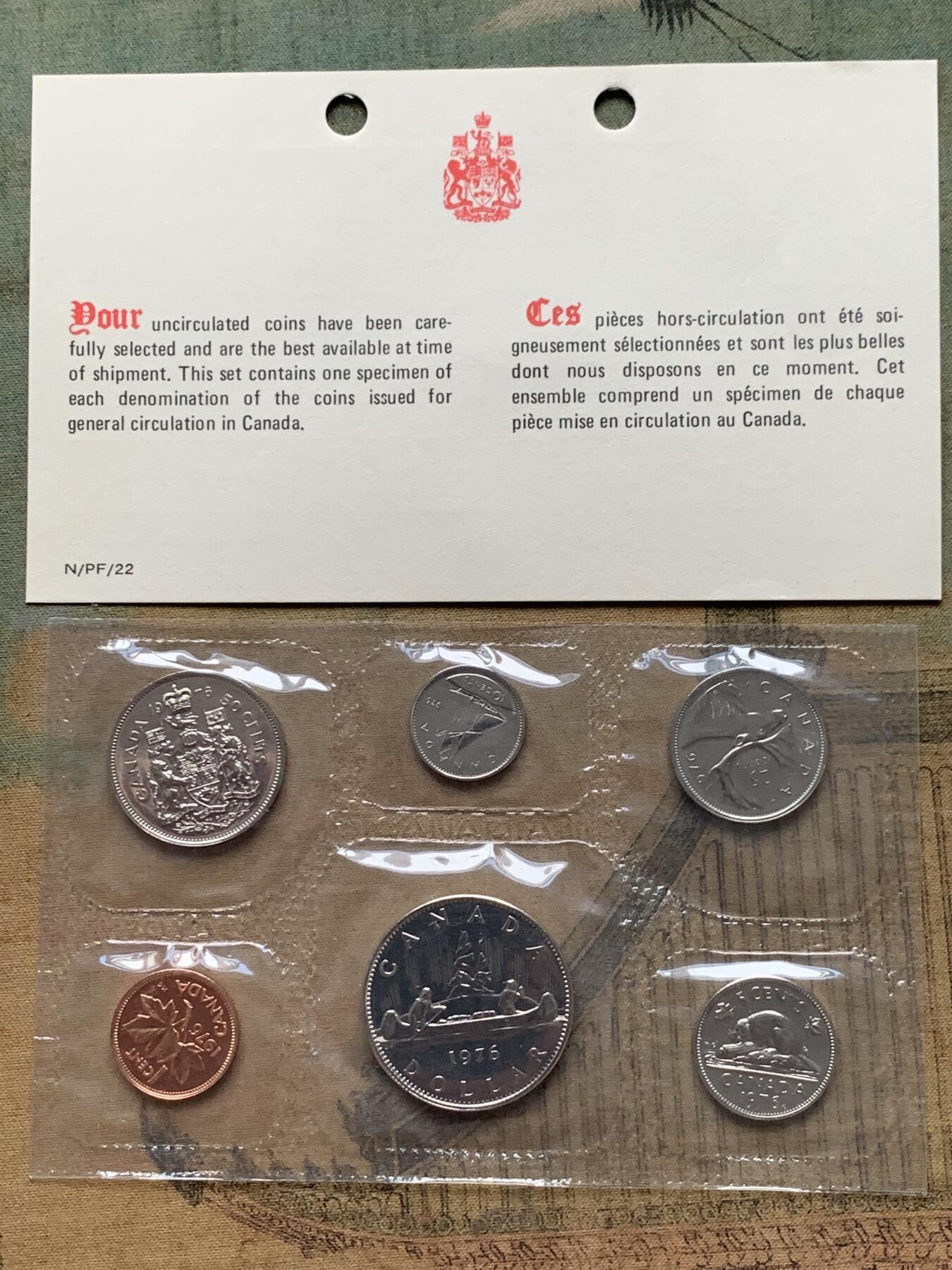 《竞宝斋》第408场 周日，周一，2场连拍 （全场包邮） 六套一组 加拿大套币 细节见图