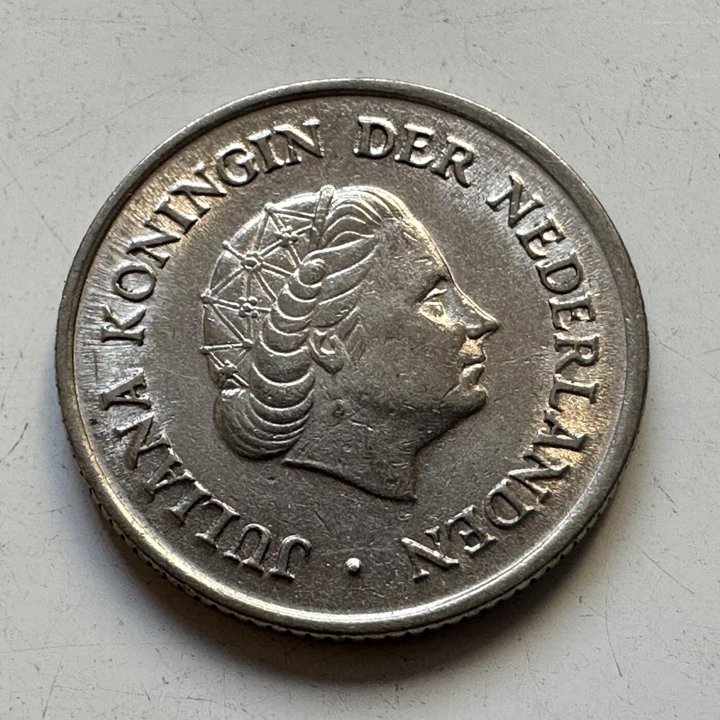 🌹外币初藏🌹🐯2025年第84场  周二无佣金特价场 荷兰1960年25分