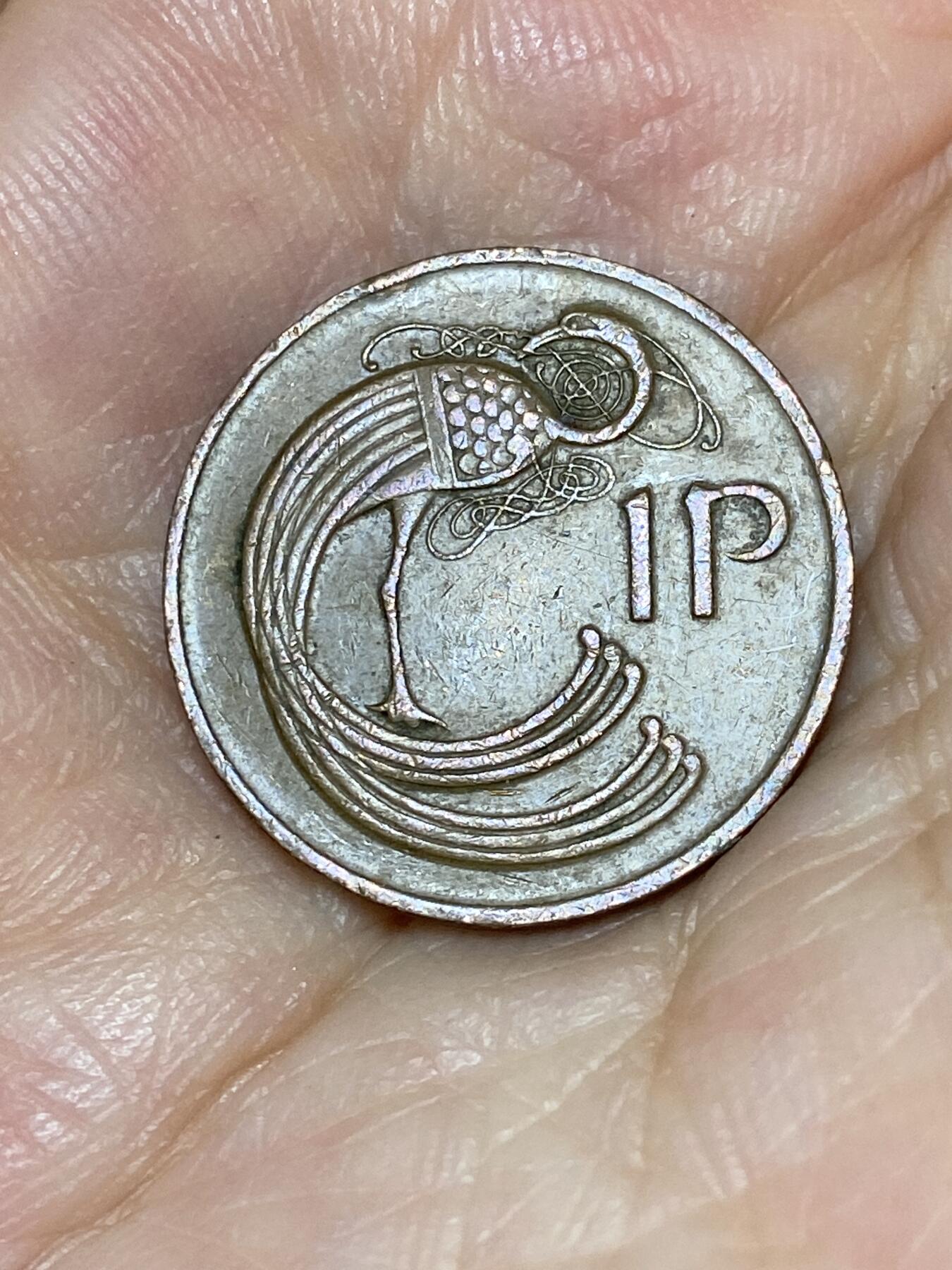 2025年第七十六场(总第一百零二场）外国好品散币(免佣金) 爱尔兰🇮🇪1980年1便士(共和国时期第二套第一版，青铜材质无磁版)