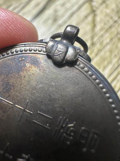 章，钱币 赤十字章，银制10g，带字稀少