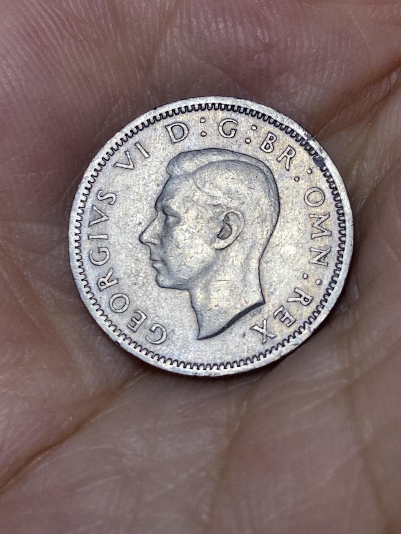 2025年第七十六场(总第一百零二场）外国好品散币(免佣金) 英国🇬🇧1950年6便士(乔治六世第三版)