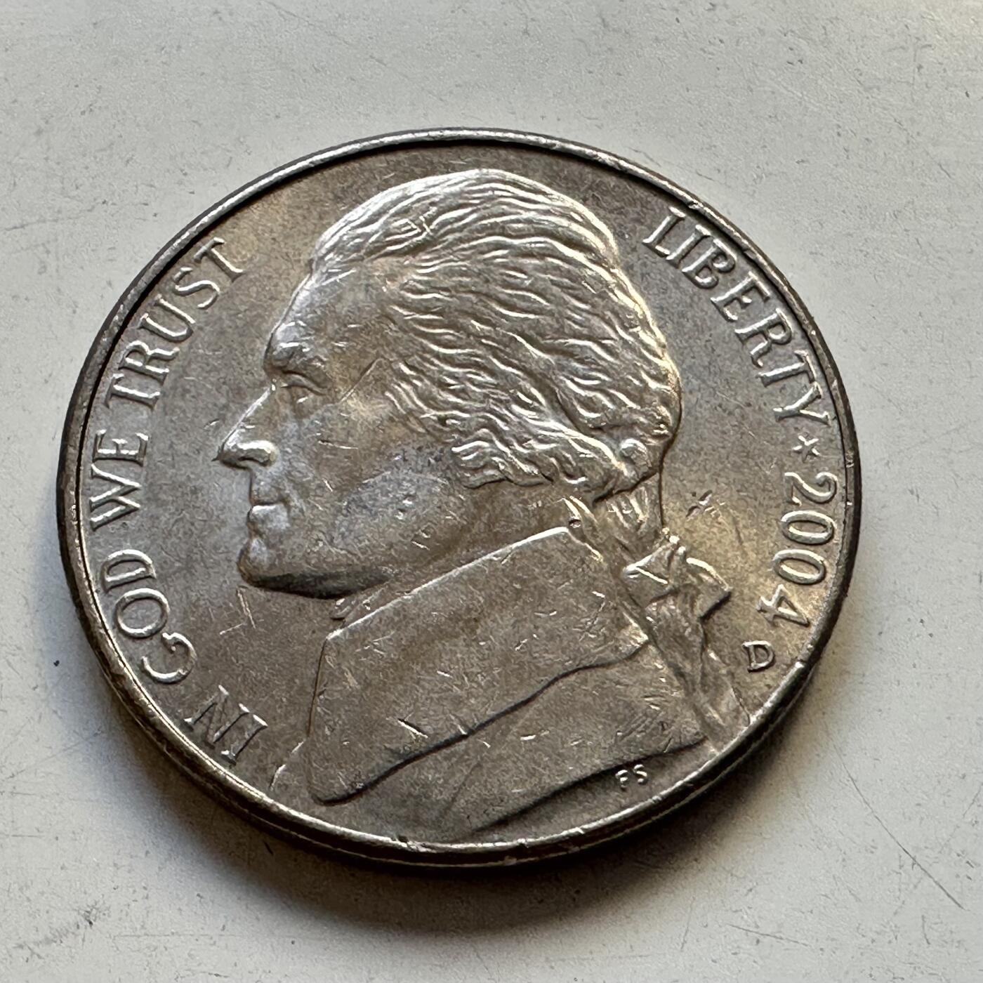 🌹外币初藏🌹🐯2025年第84场  周二无佣金特价场 美国2004年五分