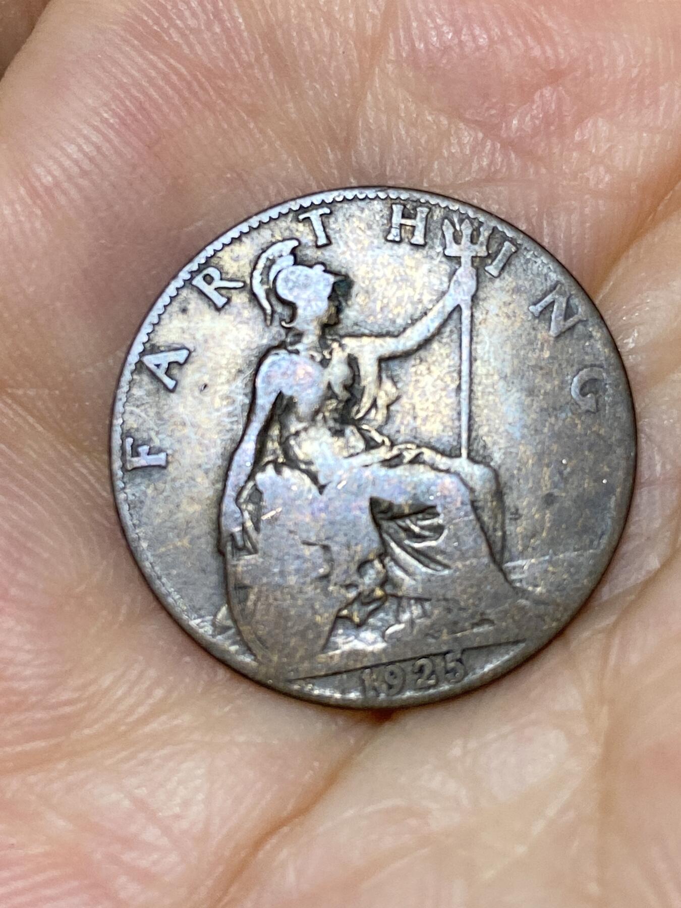 2025年第七十六场(总第一百零二场）外国好品散币(免佣金) 英国🇬🇧1925年1法新(乔治五世第二版关门年)