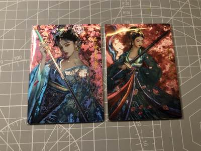 新号第四场奇点拍卖 品控勿拍 出厂品质 不包厂瑕 - 奇点卡牌 扈三娘一对