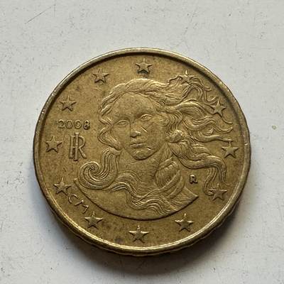🌹外币初藏🌹🐯2025年第84场  周二无佣金特价场 - 意大利2008年10分