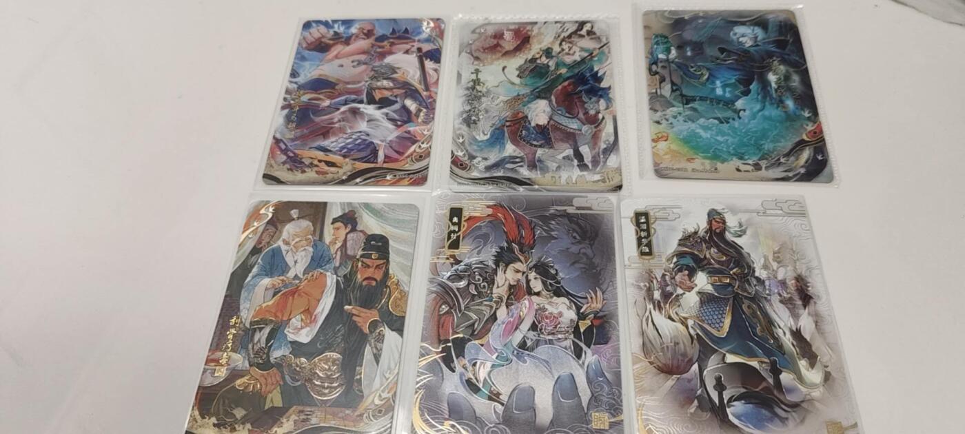 秋原瞳的小店第19期（竹竿击落叶子，红枣掉落下来的砰砰声，那是最美好的记忆之一） 卡游三国千古一瞬经典6连3张关羽