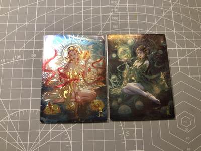 新号第四场奇点拍卖 品控勿拍 出厂品质 不包厂瑕 - 奇点卡牌 玄灵谱 光刻常曦加光刻羲和 2张