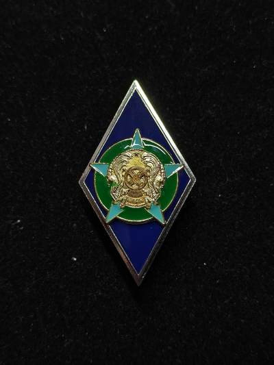 蜀地medal第10场精品专场拍卖 - 哈萨克斯坦高等军事学院毕业证章 早期苏联解体巨变初期配发，空军版