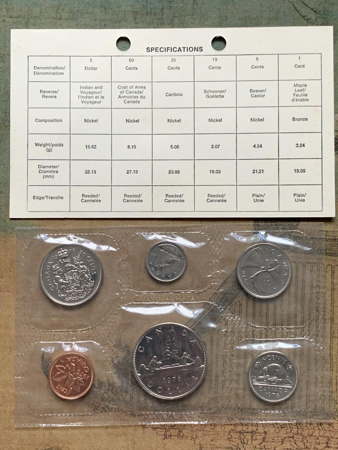 《竞宝斋》第408场 周日，周一，2场连拍 （全场包邮） 六套一组 加拿大套币 细节见图