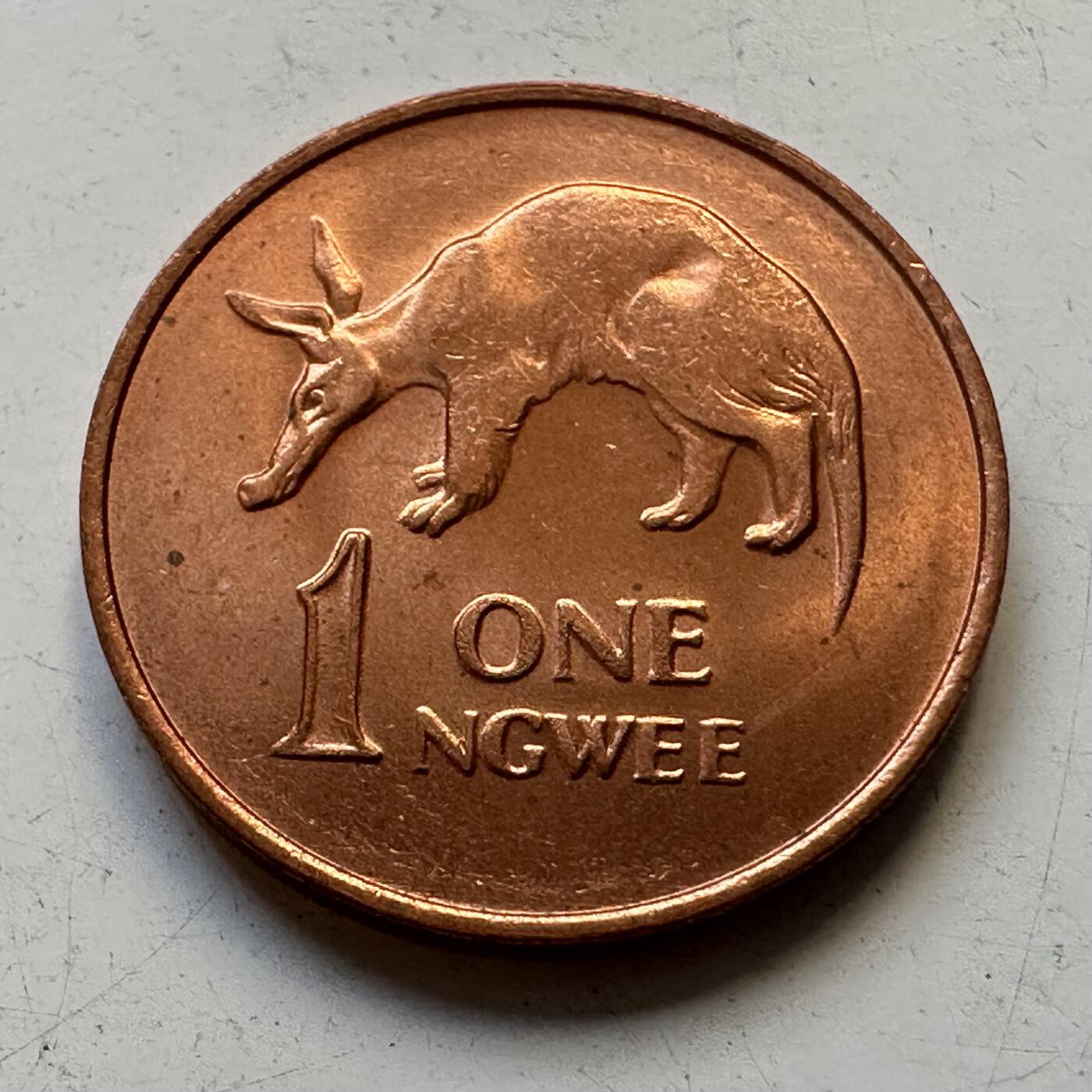 🌹外币初藏🌹🐯2025年第84场  周二无佣金特价场 赞比亚1983年一恩韦