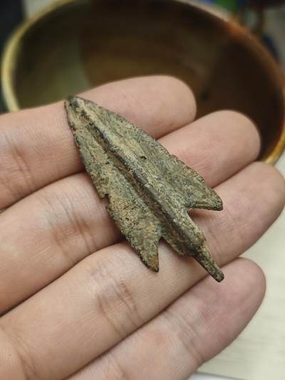 丝路的贵霜小店•暑期末期「第8期」 - 双翼箭头箭簇 原状态未清理 尺寸看图