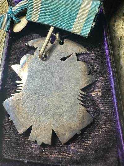 章，钱币 日本七等金鵄章，银制