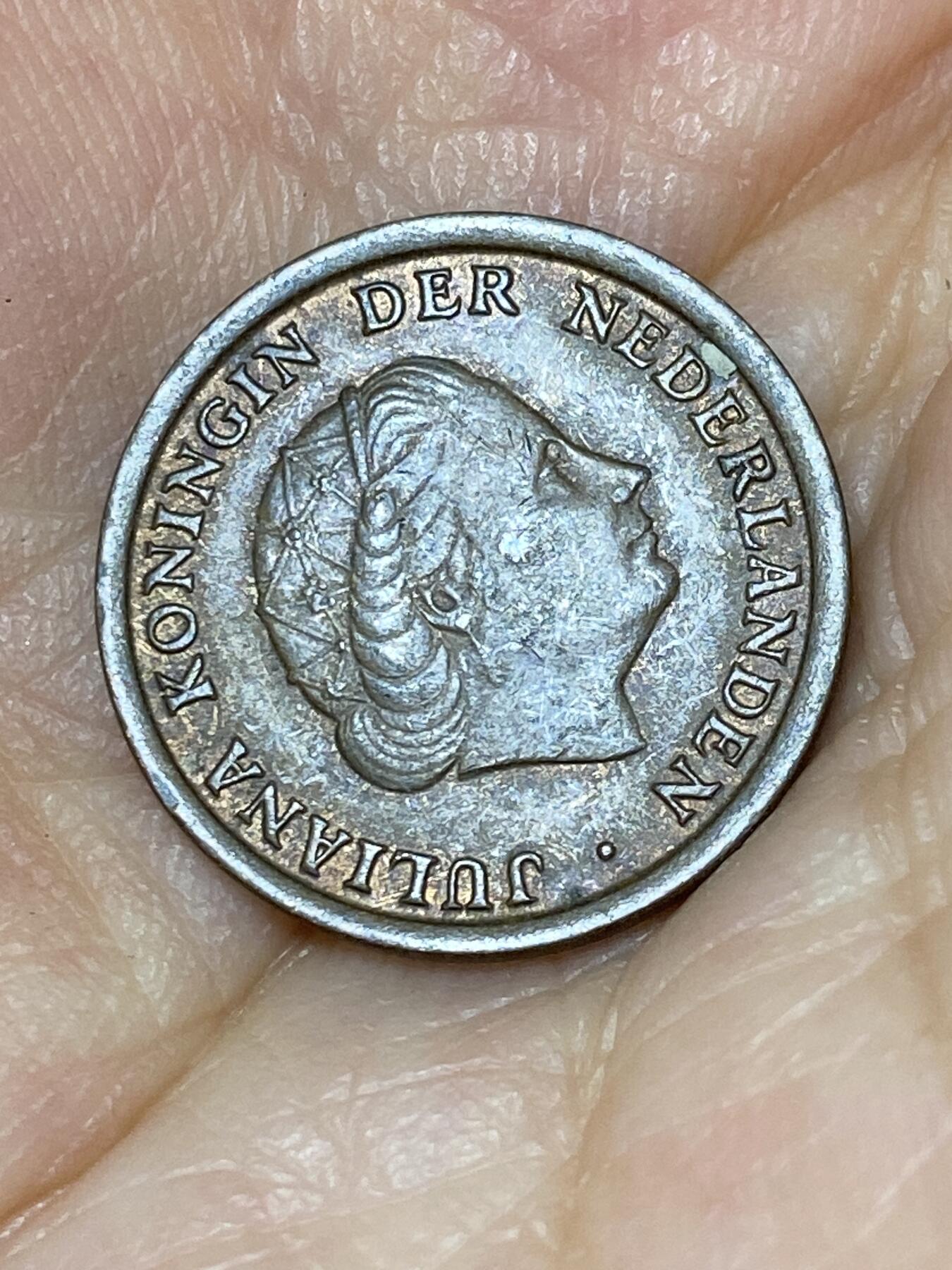 2025年第七十六场(总第一百零二场）外国好品散币(免佣金) 荷兰🇳🇱1966年1分(朱丽安娜女王早期 鱼标)