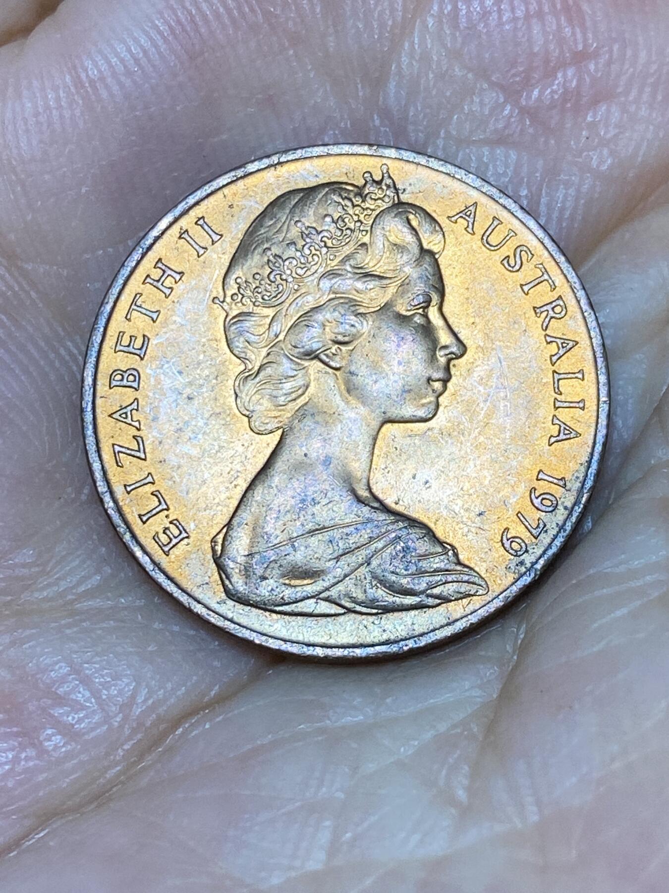 2025年第七十六场(总第一百零二场）外国好品散币(免佣金) 澳大利亚🇦🇺1979年2分(伊丽莎白二世中年花冠)
