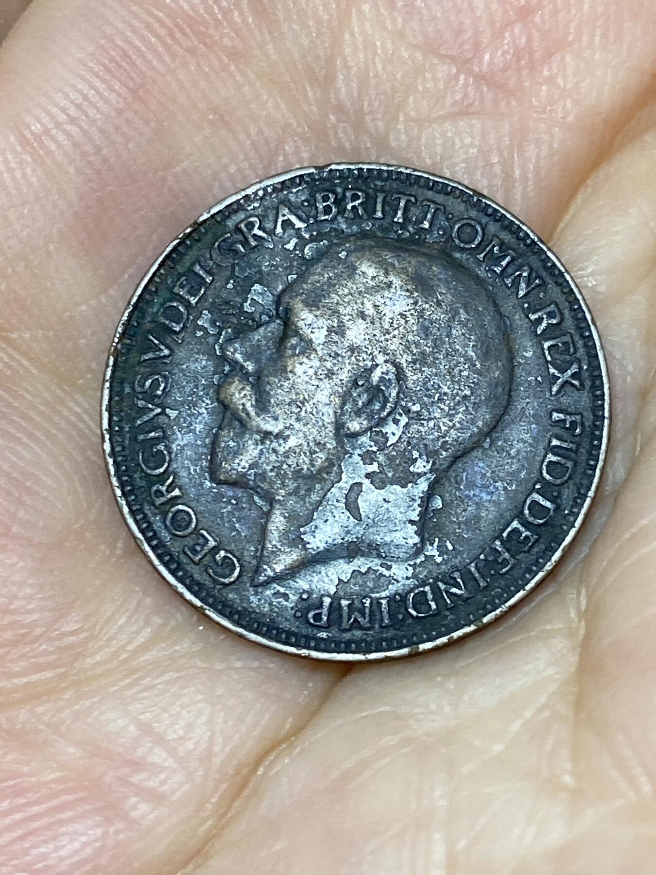 2025年第七十六场(总第一百零二场）外国好品散币(免佣金) 英国🇬🇧1924年1法新(乔治五世第二版)