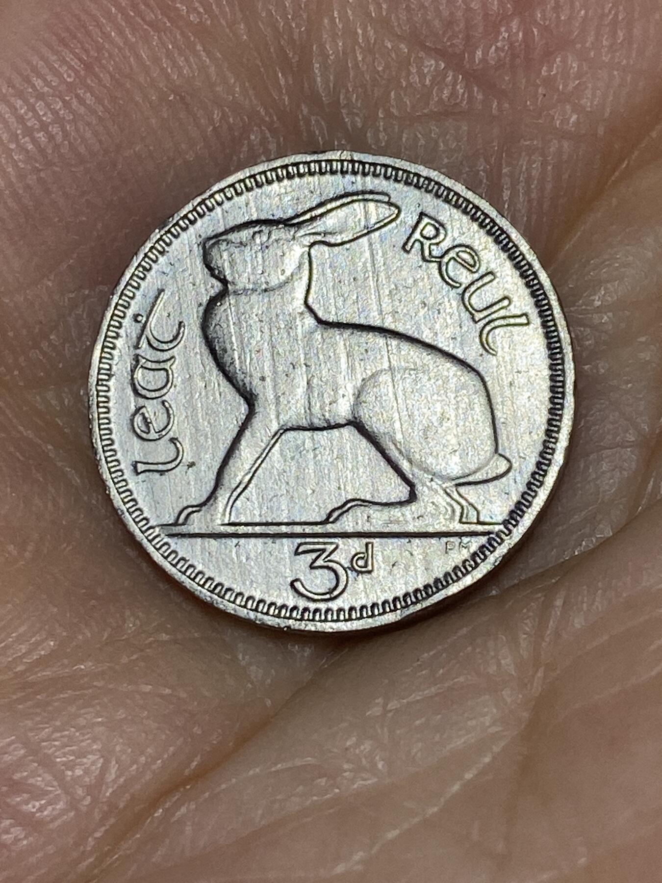 2025年第七十六场(总第一百零二场）外国好品散币(免佣金) 爱尔兰🇮🇪1928年3便士(自由邦时期首套)