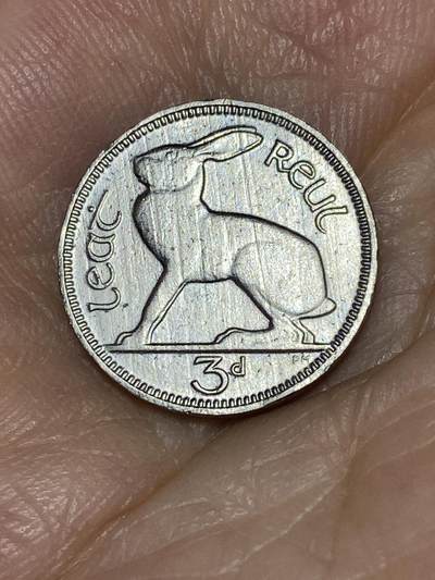 2025年第七十六场(总第一百零二场）外国好品散币(免佣金) - 爱尔兰🇮🇪1928年3便士(自由邦时期首套)