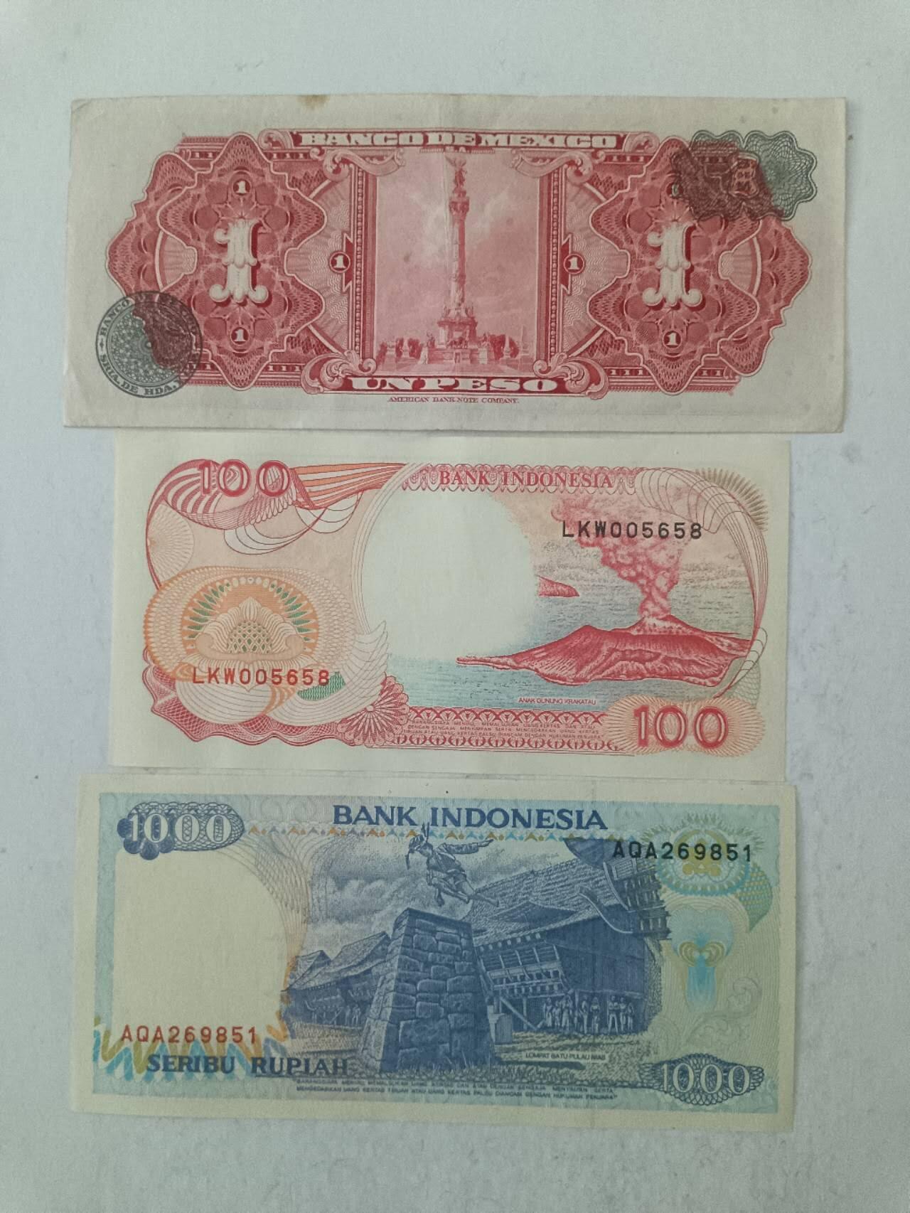 【20250807】非全新纸币第272场 外国3张纸币