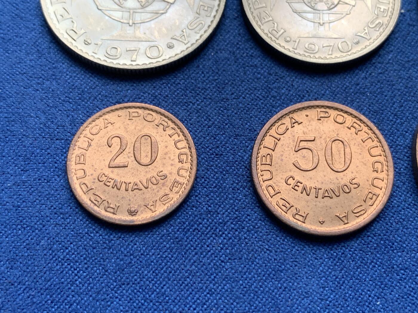 《竞宝斋》第408场 周日，周一，2场连拍 （全场包邮） 6枚一组 葡属东帝汶1970年