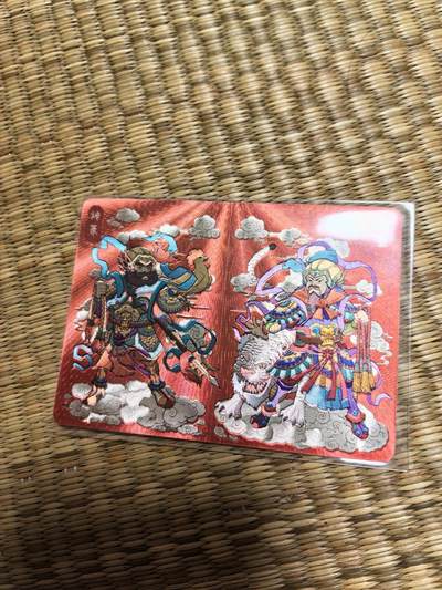 卡牌限时022期活动专场 - 小花瓣-双拼门神粗闪全新一张