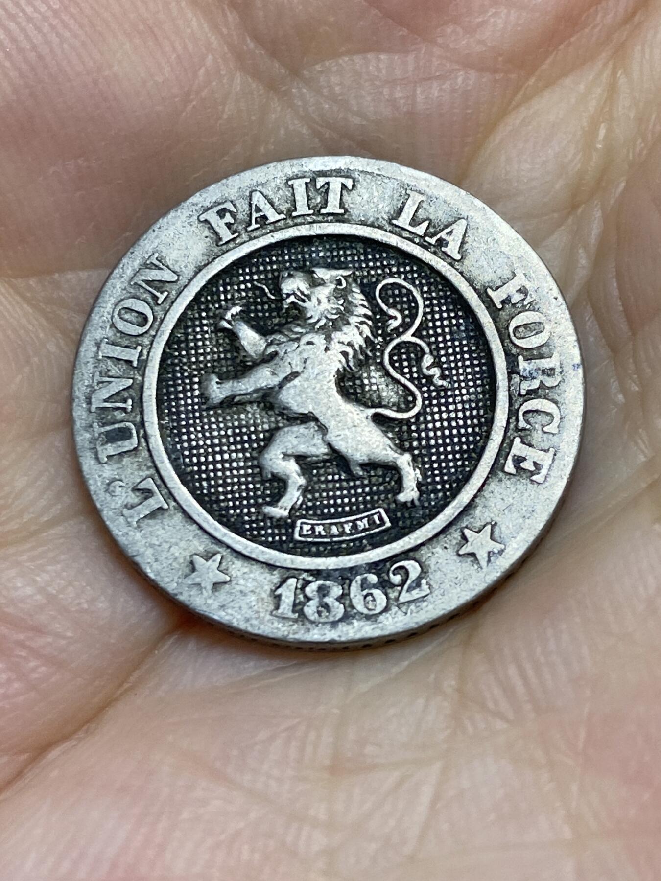 2025年第七十六场(总第一百零二场）外国好品散币(免佣金) 少见–比利时🇧🇪1862年10分(利奥波德一世时期)