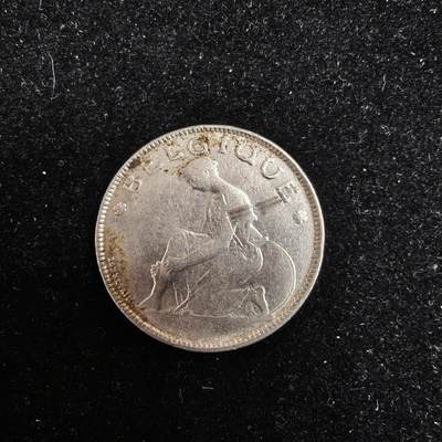 世界各国散币 0元起拍30元包邮 第一场 - 1923年比利时2法郎 1枚