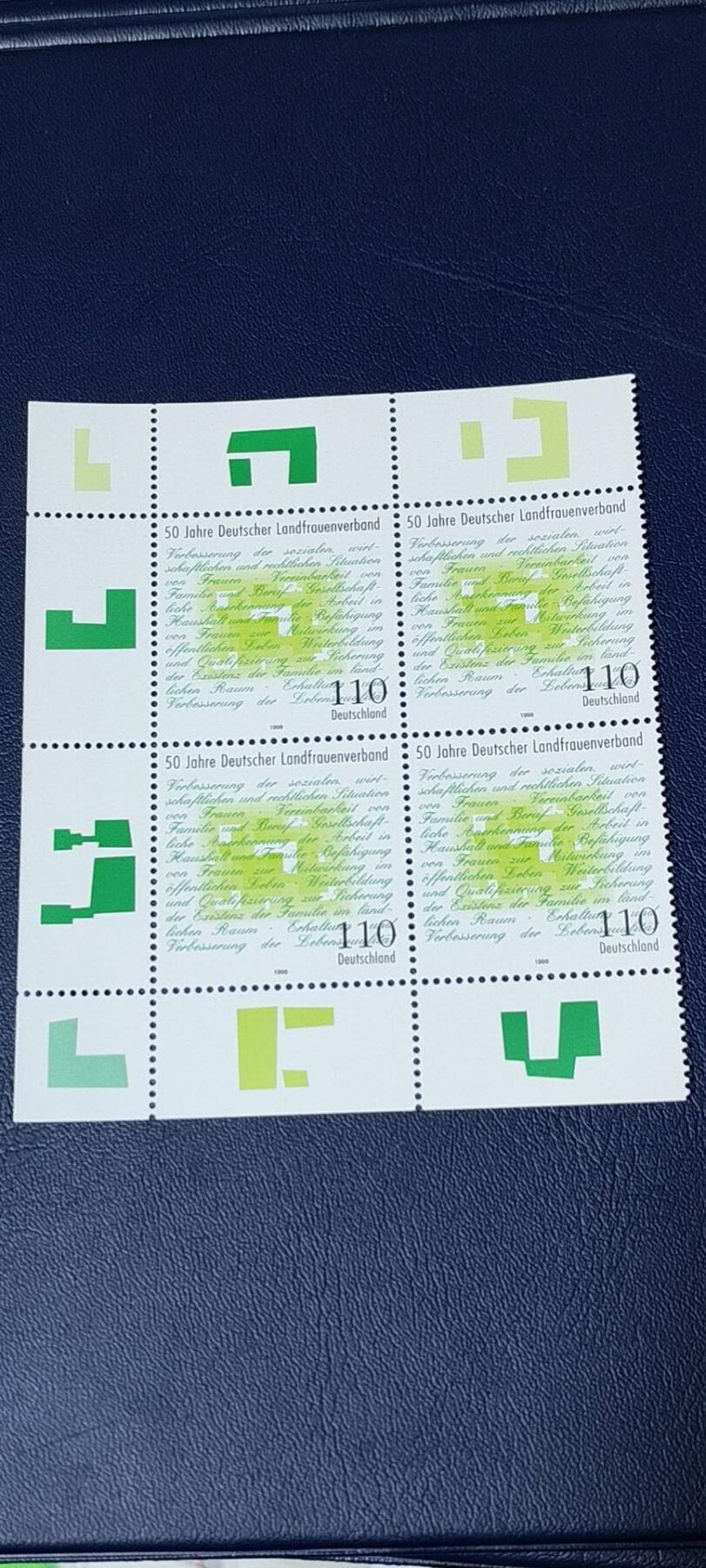 德国邮票专场，都是四方联