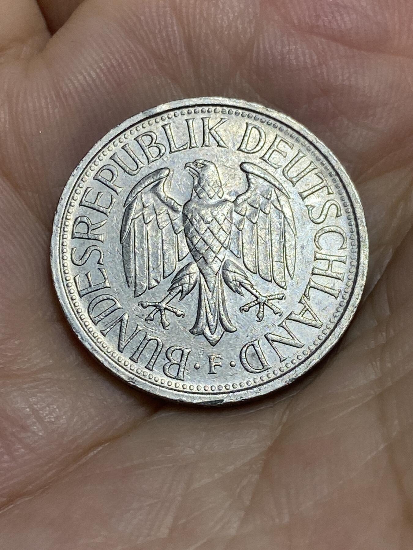 2025年第七十六场(总第一百零二场）外国好品散币(免佣金) 德国🇩🇪1981年1马克(F标，斯图加特造)