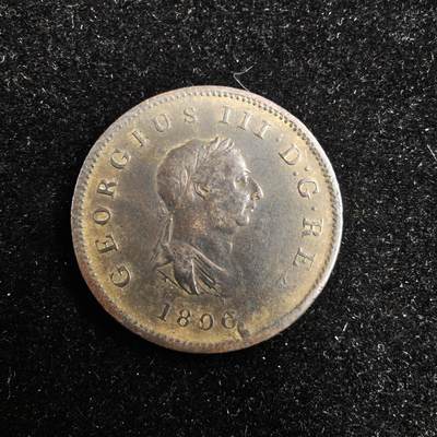 世界各国散币 0元起拍30元包邮 第一场 - 1806年乔治三世1/2便士 1枚